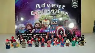 Minifiguren Adventskalender aus Fernost (kein Lego) - Fr&ouml;hliche Weihnachten