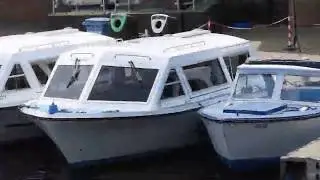 Dayboats And Cygnets In Wroxham #wroxham #cygnets #dayboats