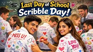 This Scribble Day Made Everyone Cry 💔 | Last Day of School