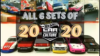 All 6 Sets of 2020 Hot Wheels Premium Car Culture