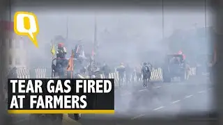 Tractor Rally | Tear Gas Used on Farmers Near Delhi Borders | The Quint