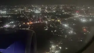 Landing in Pune airport at night #planespotting #planelanding #pune #maharashtra