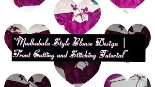 Bring Back the Retro Glamour!Madhubala Style Blouse Front Cutting & Stitching💫#youtube@heenakhan9077