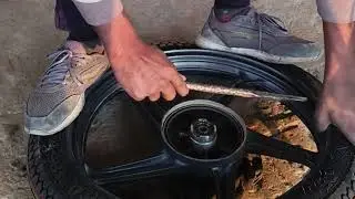 New tyre with tube fitting Passion X Pro nike