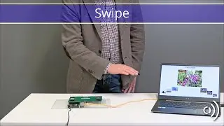 Acconeer swipe gesture demo