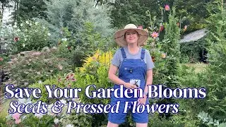 Two Ways to Keep Your Flowers Forever: Seeds and Pressing