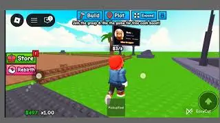 #Playing roblox game grow city