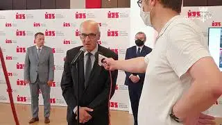 Wizyta wicepremiera Piotra Glińskiego w Gdańsku - Sala BHP