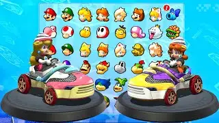 Mario Kart 8 Deluxe: Daisy Drill Car vs Peach Drill Car &ndash; The Ultimate Princess Race!