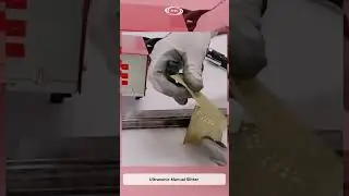 Manual Textile Slitter | Ultrasonic Textile Cutter, Cutting textile with accuracy