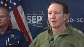 Leaders provide update on winter weather in Louisiana