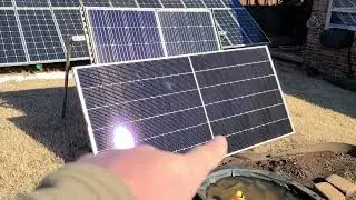 Тестирование треснувшей двусторонней солнечной панели Q-cell 480 Вт (стоит ли ее использовать?)