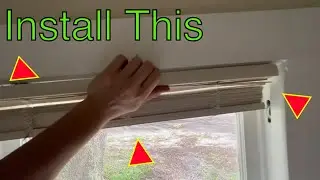 Cordless Mini Blinds Installation (DIY)