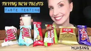 TWIX, LACTA, KIT KAT CHOCOLATE SPECIALS & MORE 🍫 | TREATS REVIEW | Mukbang - 먹방 | Real Eating Sounds