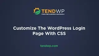 Customize The Default WordPress Login Page With CSS