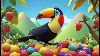 O Tucano Travesso Misturou as Frutas Coloridas 🦜 | Rimas Infantis e Can&ccedil;&otilde;es para Crian&ccedil;as