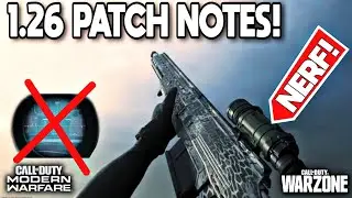 *NEW* Modern Warfare 1.26 PATCH NOTES | THERMAL SCOPE NERF, SELF REVIVE FIX, & NEW FiNN LMG (COD MW)