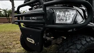 ALPHA BLACK | Custom Club Car | Golf Carts for Sale