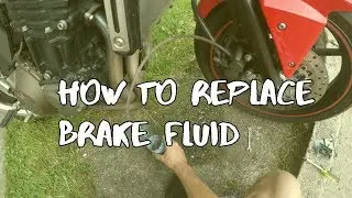 BRZDY - Vyčištění, Vypuštění, Odvzdušnění [Kawasaki Z750] - How to replace brake fluid