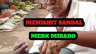 MENJAHIT SANDAL KULIT MERK MIRADO#JAYA WMN OFFICIAL