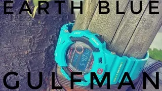 Titanium G-Shock GW-9100BL-2JF Men In Earth Blue  Gulfman watch review