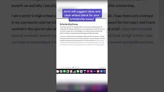 Jenni can help with scholarship essay ideas! #jenniai #collegehacks #collegewriting #collegestudent
