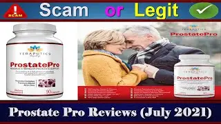 Prostate Pro Reviews (July 2021) - Is This A Scam Or Legit? Know It! | Scam Website Reviews