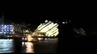 Full Time lapse footage of Costa Concordia salvage operation 360p