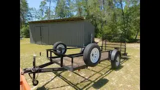Welding Expanded Metal To Our Utility Trailer Tailgate