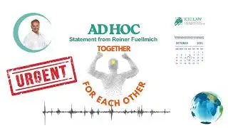 URGENT Dr. Reiner Fuellmich ADHOC from Oct.15.2025