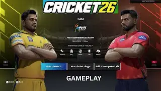 CHENNAI SUPER KINGS VS PUNJAB KINGS  IPL MATCH IN CRICKET 26 [HARDEST DIFFICULTY] #shorts #cricket