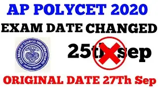ap polycet exam date changed latest update || bsd updates