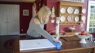 Getting Started With A Rolled Canvas Paint By Numbers