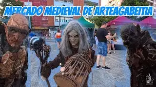 MERCADO MEDIEVAL DEL BARRIO DE ARTEAGABEITIA EN BARAKALDO.