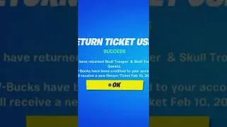 USING A REFUND TICKET IN FORTNITE!