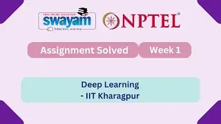 Deep Learning Week 1 || NPTEL ANSWERS 2026 #nptel #nptel2026 || NPTEL 2026 #myswayam