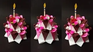 Paper cake 🎂🍰😃how to make paper cake 🎂#youtubevideo #papercake
