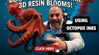 3D-цветы из смолы с чернилами Octopus Alcohol 🐙✨ Можем ли мы сделать их красивыми? 🌸