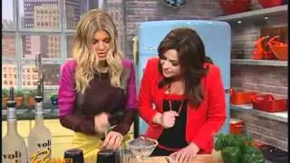 Fergie Veggie Cocktail w/ Voli Vodka - Rachel Ray Show