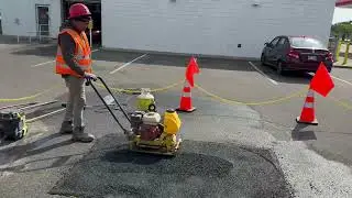 iSphalt 6.5 for permanent pothole repair.
