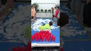 Human bowling challenge, I'm laughing so hard I can't live anymore!