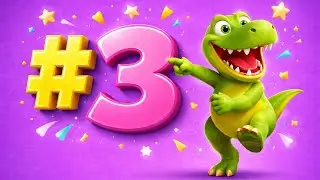 Counting Song Number 3 | Kids Learn Numbers | Toddler Music
