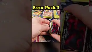 Evolving Skies Error Pack!!! From 2Yr Celebrations Live Stream #shorts  #pokemon #tcg #error