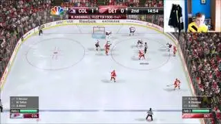 NHL 15 PS4 Gameplay - Colorado Avalanche @ Detroit Red Wings