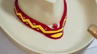 The original cowboy hat chip and dip bowl musical Bonanza Theme