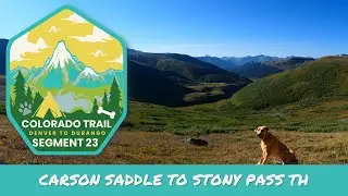 Solo Hiking the COLORADO TRAIL with My Dog | Segment 23 | Carson Saddle to Stony Pass TH