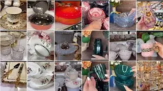 Dinner set design Tea cups Glass set kitchen crockery items New collection