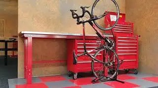 Powerplustools fietsstandaard voor racefiets - fiets verticaal opbergen - fietsopbergsysteem