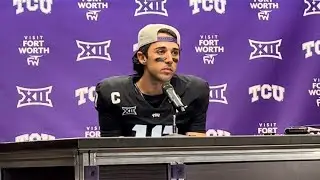 TCU QB Josh Hoover talks big performance in 45-23 win over Cincinnati