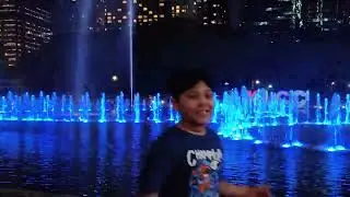 Water and light show @KLC Tower,Malaysia 